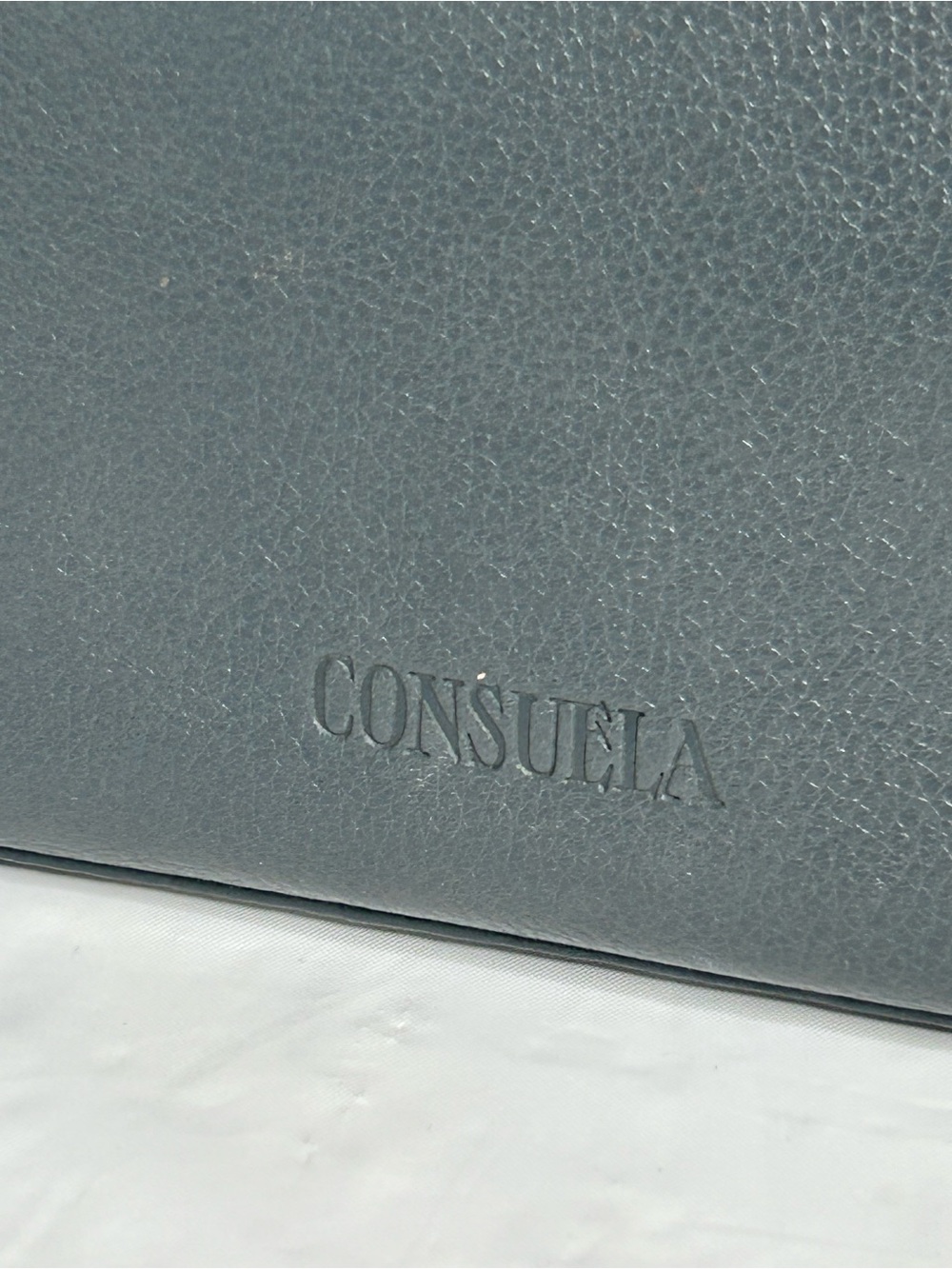 Consuela Keanu Your Way Gray Leather Shoulder Bag - Picture 5 of 12